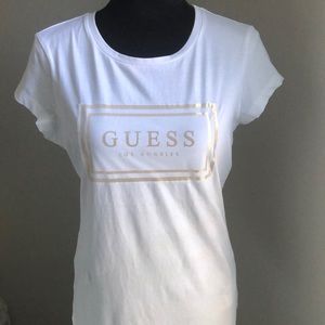 Guess Boe mesh tee NWT